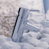 Hansgrohe Talis S wastafelkraan met EcoSmart met trekstang-afvoergarnituur chroom 32020000 Hansgrohe Talis S wastafelkraan met EcoSmart met trekstang-afvoergarnituur chroom 32020000