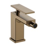 Hansgrohe Tecturis E bidetkraan met trekstang-afvoergarnituur brons geborsteld 73200140