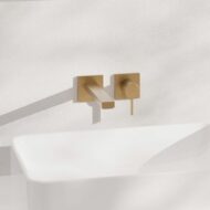 Hansgrohe Tecturis E eengreeps inbouw wastafelmengkraan met EcoSmart met altijd open afvoer brons geborsteld 73051140 Hansgrohe Tecturis E eengreeps inbouw wastafelmengkraan met EcoSmart met altijd open afvoer brons geborsteld 73051140