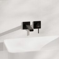 Hansgrohe Tecturis E eengreeps inbouw wastafelmengkraan met EcoSmart met altijd open afvoer mat-zwart 73051670 Hansgrohe Tecturis E eengreeps inbouw wastafelmengkraan met EcoSmart met altijd open afvoer mat-zwart 73051670
