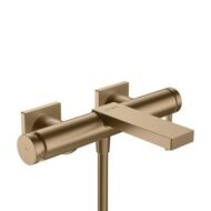 Hansgrohe Tecturis E eengreeps opbouw badmengkraan 2 verbruikers brons geborsteld 73420140