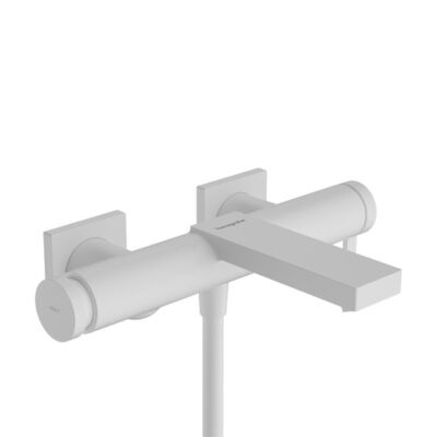 Hansgrohe Tecturis E eengreeps opbouw badmengkraan 2 verbruikers mat-wit 73420700 7