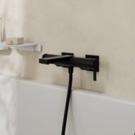 Hansgrohe Tecturis E eengreeps opbouw badmengkraan 2 verbruikers mat-zwart 73420670 Hansgrohe Tecturis E eengreeps opbouw badmengkraan 2 verbruikers mat-zwart 73420670