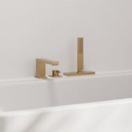 Hansgrohe Tecturis E eenhendel inbouw badrandkraan brons geborsteld 73443140