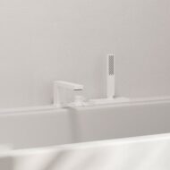 Hansgrohe Tecturis E eenhendel inbouw badrandkraan mat-wit 73443700