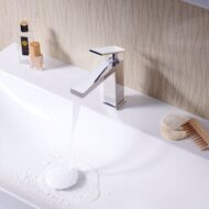 Hansgrohe Tecturis E wastafelkraan 110 CoolStart met EcoSmart chroom 73012000 Hansgrohe Tecturis E wastafelkraan 110 CoolStart met EcoSmart chroom 73012000