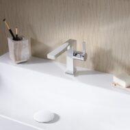 Hansgrohe Tecturis E wastafelkraan 110 Fine CoolStart met EcoSmart chroom 73021000 Hansgrohe Tecturis E wastafelkraan 110 Fine CoolStart met EcoSmart chroom 73021000