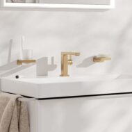 Hansgrohe Tecturis E wastafelkraan 110 Fine CoolStart met EcoSmart met trekstang-afvoergarnituur brons geborsteld 73023140