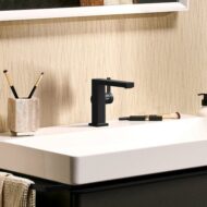 Hansgrohe Tecturis E wastafelkraan 110 Fine CoolStart met EcoSmart met trekstang-afvoergarnituur mat-zwart 73023670