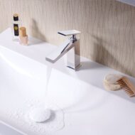 Hansgrohe Tecturis E wastafelkraan 110 met EcoSmart chroom 73011000 Hansgrohe Tecturis E wastafelkraan 110 met EcoSmart chroom 73011000
