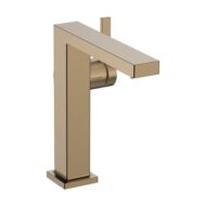 Hansgrohe Tecturis E wastafelkraan 150 Fine CoolStart met EcoSmart met afsluitbare afvoerplug push open brons geborsteld 73040140 Hansgrohe Tecturis E wastafelkraan 150 Fine CoolStart met EcoSmart met afsluitbare afvoerplug push open brons geborsteld 73040140