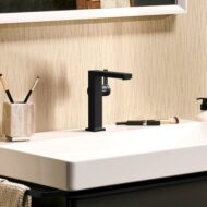 Hansgrohe Tecturis E wastafelkraan 150 Fine CoolStart met EcoSmart met afsluitbare afvoerplug push open mat-zwart 73040670 Hansgrohe Tecturis E wastafelkraan 150 Fine CoolStart met EcoSmart met afsluitbare afvoerplug push open mat-zwart 73040670