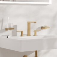 Hansgrohe Tecturis E wastafelkraan 150 met EcoSmart met afsluitbare afvoerplug push open brons geborsteld 73030140 Hansgrohe Tecturis E wastafelkraan 150 met EcoSmart met afsluitbare afvoerplug push open brons geborsteld 73030140