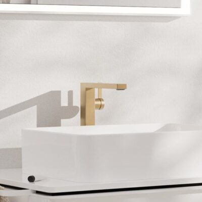 Hansgrohe Tecturis E wastafelkraan 240 Fine CoolStart met EcoSmart brons geborsteld 73072140 5