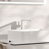 Hansgrohe Tecturis E wastafelkraan 240 Fine CoolStart met EcoSmart met afsluitbare afvoerplug push open mat-wit 73070700