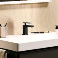 Hansgrohe Tecturis E wastafelkraan 80 CoolStart met EcoSmart met trekstang-afvoergarnituur mat-zwart 73002670