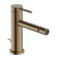 Hansgrohe Tecturis S bidetkraan met trekstang-afvoergarnituur brons geborsteld 73201140