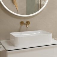 Hansgrohe Tecturis S eengreeps inbouw wastafelmengkraan met EcoSmart met altijd open afvoer brons geborsteld 73351140 Hansgrohe Tecturis S eengreeps inbouw wastafelmengkraan met EcoSmart met altijd open afvoer brons geborsteld 73351140