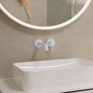 Hansgrohe Tecturis S eengreeps inbouw wastafelmengkraan met EcoSmart met altijd open afvoer mat-wit 73350700 Hansgrohe Tecturis S eengreeps inbouw wastafelmengkraan met EcoSmart met altijd open afvoer mat-wit 73350700