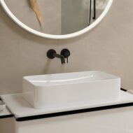 Hansgrohe Tecturis S eengreeps inbouw wastafelmengkraan met EcoSmart met altijd open afvoer mat-zwart 73351670 Hansgrohe Tecturis S eengreeps inbouw wastafelmengkraan met EcoSmart met altijd open afvoer mat-zwart 73351670