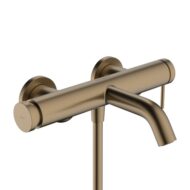 Hansgrohe Tecturis S eengreeps opbouw badmengkraan 2 verbruikers brons geborsteld 73422140