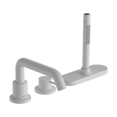Hansgrohe Tecturis S eenhendel inbouw badrandkraan mat-wit 73447700 7
