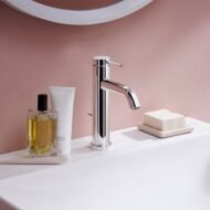 Hansgrohe Tecturis S wastafelkraan 110 CoolStart met EcoSmart met trekstang-afvoergarnituur chroom 73314000 Hansgrohe Tecturis S wastafelkraan 110 CoolStart met EcoSmart met trekstang-afvoergarnituur chroom 73314000
