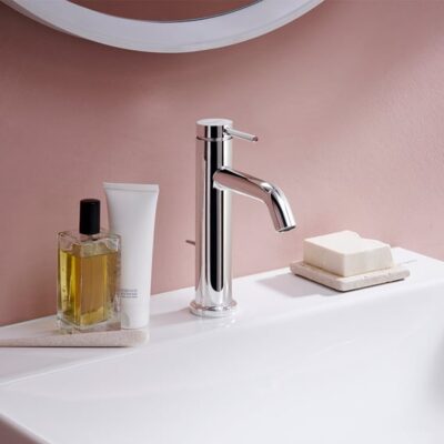 Hansgrohe Tecturis S wastafelkraan 110 CoolStart met EcoSmart met trekstang-afvoergarnituur chroom 73314000 4 Hansgrohe Tecturis S wastafelkraan 110 CoolStart met EcoSmart met trekstang-afvoergarnituur chroom 73314000 4