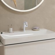 Hansgrohe Tecturis S wastafelkraan 110 Fine CoolStart met EcoSmart met afsluitbare afvoerplug push open mat-wit 73320700