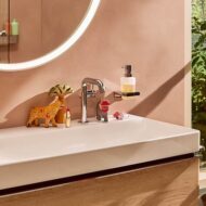 Hansgrohe Tecturis S wastafelkraan 110 Fine CoolStart met EcoSmart met trekstang-afvoergarnituur chroom 73323000 Hansgrohe Tecturis S wastafelkraan 110 Fine CoolStart met EcoSmart met trekstang-afvoergarnituur chroom 73323000