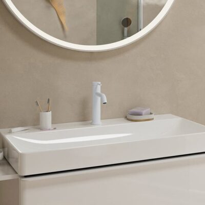 Hansgrohe Tecturis S wastafelkraan 110 met EcoSmart mat-wit 73311700 7