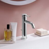 Hansgrohe Tecturis S wastafelkraan 110 met EcoSmart met trekstang-afvoergarnituur chroom 73310000 Hansgrohe Tecturis S wastafelkraan 110 met EcoSmart met trekstang-afvoergarnituur chroom 73310000