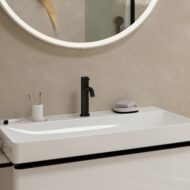 Hansgrohe Tecturis S wastafelkraan 110 met EcoSmart met trekstang-afvoergarnituur mat-zwart 73310670 Hansgrohe Tecturis S wastafelkraan 110 met EcoSmart met trekstang-afvoergarnituur mat-zwart 73310670