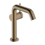Hansgrohe Tecturis S wastafelkraan 150 Fine CoolStart met EcoSmart met afsluitbare afvoerplug push open brons geborsteld 73340140 Hansgrohe Tecturis S wastafelkraan 150 Fine CoolStart met EcoSmart met afsluitbare afvoerplug push open brons geborsteld 73340140