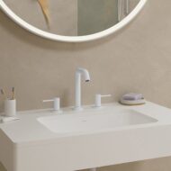 Hansgrohe Tecturis S wastafelkraan 150 met EcoSmart met afsluitbare afvoerplug push open mat-wit 73330700 Hansgrohe Tecturis S wastafelkraan 150 met EcoSmart met afsluitbare afvoerplug push open mat-wit 73330700