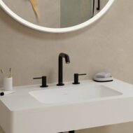 Hansgrohe Tecturis S wastafelkraan 150 met EcoSmart met afsluitbare afvoerplug push open mat-zwart 73330670