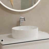 Hansgrohe Tecturis S wastafelkraan 240 Fine CoolStart met verhoogde kraanlichaam met EcoSmart chroom 73372000