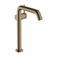 Hansgrohe Tecturis S wastafelkraan 240 Fine CoolStart met verhoogde kraanlichaam met EcoSmart met afsluitbare afvoerplug push open brons geborsteld 73370140 Hansgrohe Tecturis S wastafelkraan 240 Fine CoolStart met verhoogde kraanlichaam met EcoSmart met afsluitbare afvoerplug push open brons geborsteld 73370140