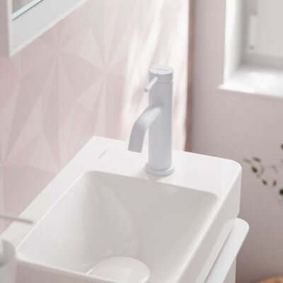 Hansgrohe Tecturis S wastafelkraan 80 CoolStart met EcoSmart mat-wit 73301700 7