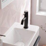 Hansgrohe Tecturis S wastafelkraan 80 CoolStart met EcoSmart mat-zwart 73301670 Hansgrohe Tecturis S wastafelkraan 80 CoolStart met EcoSmart mat-zwart 73301670