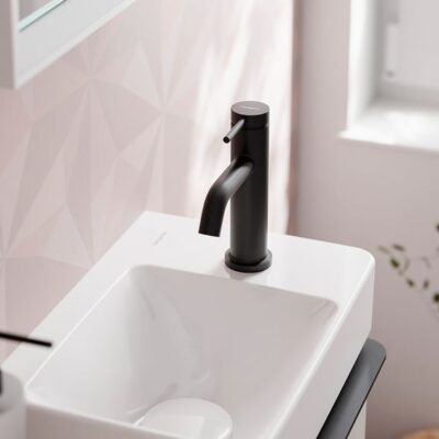 Hansgrohe Tecturis S wastafelkraan 80 CoolStart met EcoSmart mat-zwart 73301670 7