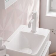 Hansgrohe Tecturis S wastafelkraan 80 met EcoSmart mat-wit 73313700 Hansgrohe Tecturis S wastafelkraan 80 met EcoSmart mat-wit 73313700