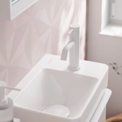 Hansgrohe Tecturis S wastafelkraan 80 met EcoSmart mat-wit 73313700 7