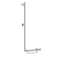 Hansgrohe Unica douchestang met handgreep 1100 mm chroom wit 26403400