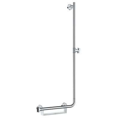 Hansgrohe Unica douchestang met handgreep 1100 mm chroom wit 26404400 5