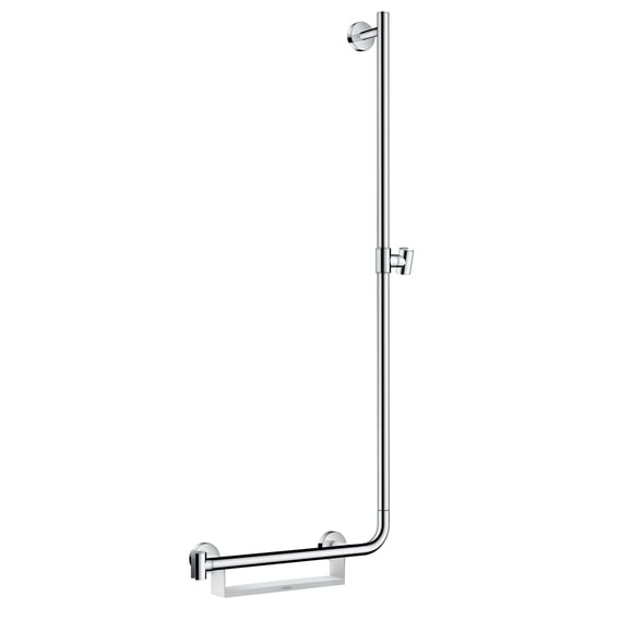 Hansgrohe Unica douchestang met handgreep 1100 mm chroom wit 26404400 3 Hansgrohe Unica douchestang met handgreep 1100 mm chroom wit 26404400 3