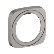 Hansgrohe verlengrozet Ø 157 mm zwart chroom geborsteld 15597340