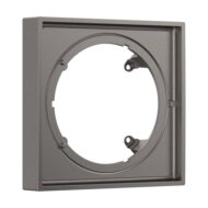 Hansgrohe Verlengrozet E voor iBox universeel 2 vierkant verlenging 22 mm zwart chroom geborsteld 13617340