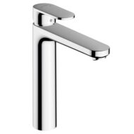 Hansgrohe Vernis Blend wastafelkraan 190 met verhoogde kraanlichaam met EcoSmart chroom 71582000