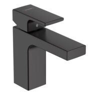 Hansgrohe Vernis Shape wastafelkraan 100 met EcoSmart met trekstang-afvoergarnituur mat-zwart 71561670 Hansgrohe Vernis Shape wastafelkraan 100 met EcoSmart met trekstang-afvoergarnituur mat-zwart 71561670